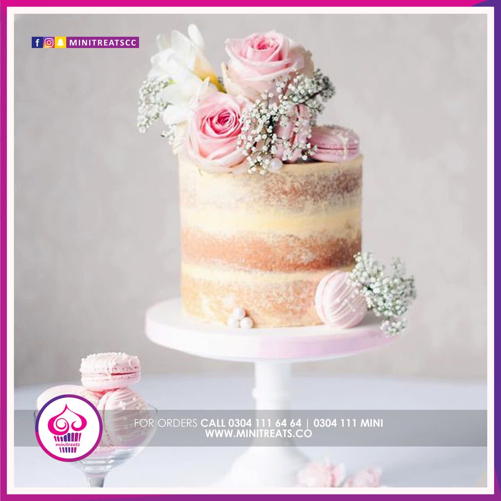 Floral Naked Cake