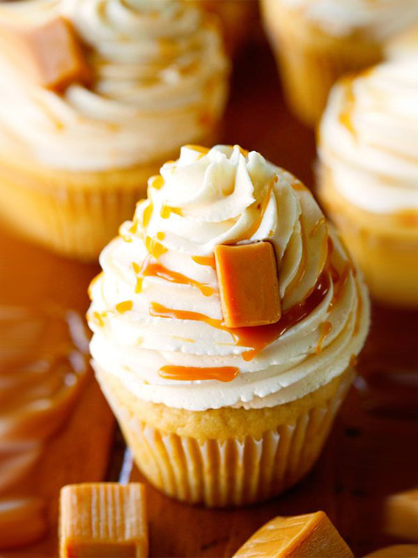 Vanilla Caramel Cupcake
