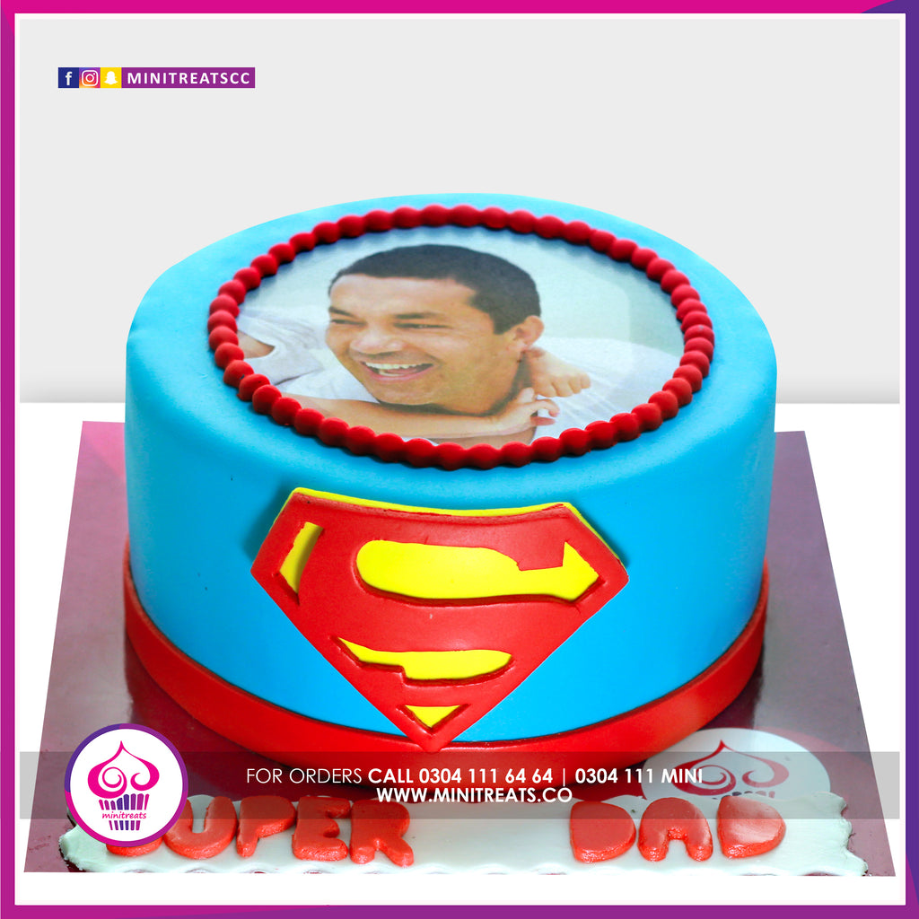 Super Hero Picture Cake